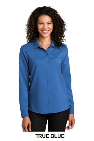 Port Authority ® Ladies Long Sleeve Performance Staff Shirt.  PORT A.  LW401